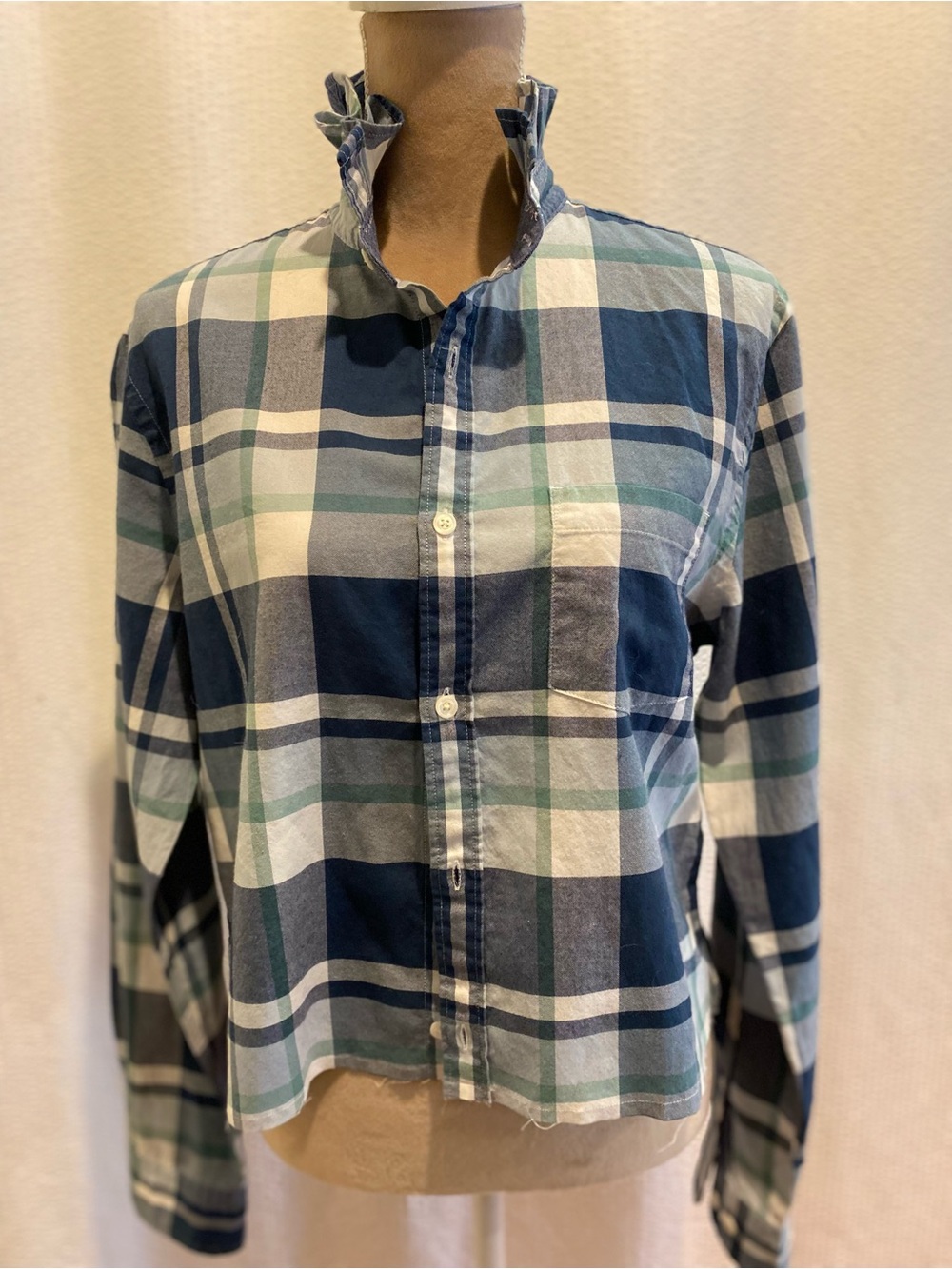 Viral Blouse made with Men’s dress shirt
